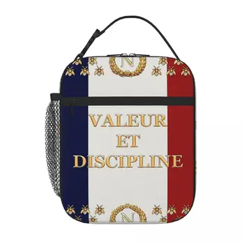 Наполеоновский Французский Полковой флаг, Сумка для ланча, Упакованный ланч для пикника, Ланч-бокс Thermal