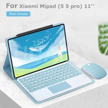 Для Xiaomi Mipad 5 11-дюймовый Чехол для планшета Xiaomi Mipad 5 Pro + Съемная Магнитная клавиатура Bluetooth + Беспроводная Мышь