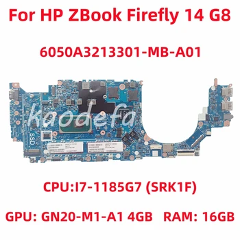 6050A3213301 Материнская плата для ноутбука HP ZBook Firefly 14 G8 Материнская плата Процессор: I7-1185G7 SRK1F Оперативная память: 16 ГБ Графический процессор: GN20-M1-A1 4G 100% Тест В порядке
