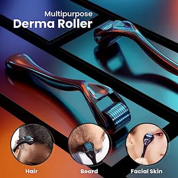 Ролик для лица с Микроиглами 540 Derma Roller для Роста Волос Dermastamp Для Ухода За Кожей Лица Титановый Дермороллер Mesoroller