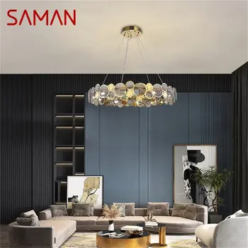 Подвесной светильник SAMAN, креативный светодиодный светильник в постмодернистском стиле, декоративный светильник для домашней столовой, гостиной