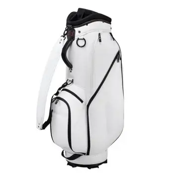 Мужская сумка для гольфа Белого цвета, Черная Основная Часть, Незаменимая Мужская сумка для гольфа, Высокое Качество для Мужской Сумки для Гольфа