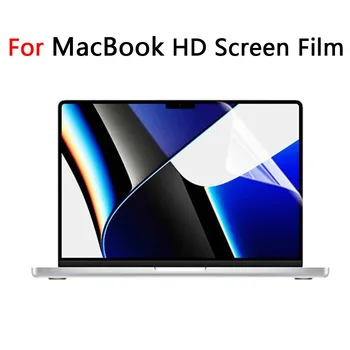 Защитная пленка HD для MacBook Pro 14 M1 M2 Pro Max Air 13 15 16 Прозрачная мягкая пленка для ноутбука