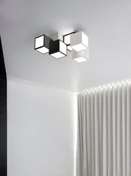Современное сочетание светодиодных потолочных светильников, настенных бра, минималистичных светильников для спальни, гостиной, кабинета, освещения в скандинавском стиле