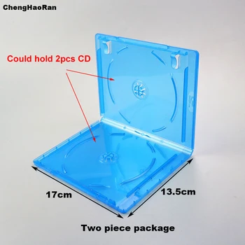ChengHaoRan 1/2/5/10 шт. Для PS4 Игры PS5 Защитный держатель диска CD DVD Коробка для хранения Чехол Прозрачный пластиковый диск