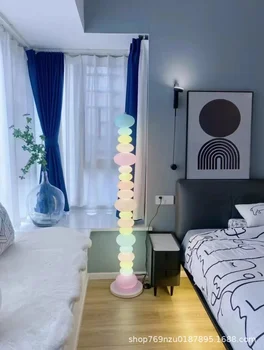 Шампуры для конфет радужный торшер креативный Макарон Девчачья спальня настольная лампа Стеклянная гостиная край дивана Окружающий свет