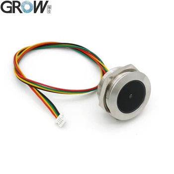 GROW GM60 Светодиодное кольцо управления из нержавеющей стали с индикаторной лампой Интерфейс UART 1D/2D Штрих-код QR-код Модуль считывания штрих-кода