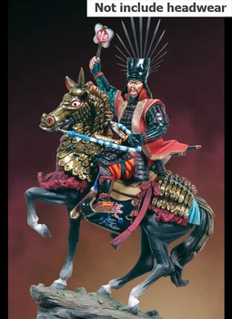 В разобранном виде 1/32 древний воин сидит с лошадью (без головного убора) Фигурка из смолы миниатюрные модельные наборы неокрашенные