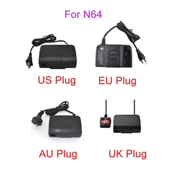 Для Nintend N64 Адаптер Переменного Тока Зарядное Устройство EU US UK AU Plug Адаптер Питания Шнур Питания Зарядное Устройство Блок Питания Для N64