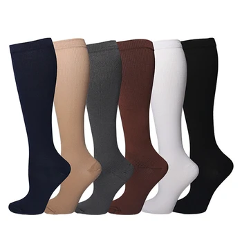 Женские компрессионные носки Женские носки для спорта на открытом воздухе нейлоновые носки для предотвращения варикозного расширения вен