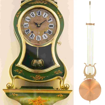 Металлические Часы с маятниковым механизмом, Настенные часы, Часть механизма для отключения звука, Часы с декоративным Маятником, Поставка