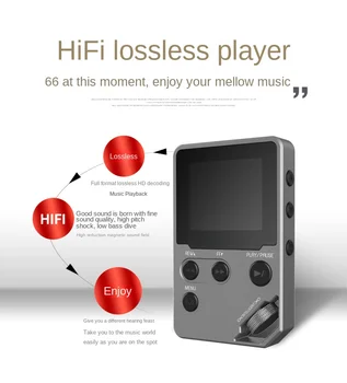 Металлический MP3-плеер hi-fi fm-радио mini USB mp3 sport MP 3 FLAC APE HiFi музыкальный плеер портативный Видеомагнитофон walkman для записи электронных книг