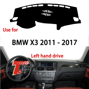 Высококачественная заводская анти-грязная замшевая крышка приборной панели TAIJS для BMW X3 2011-2017 с левосторонним приводом, лидер продаж