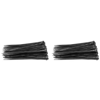 1000ШТ Нейлоновых кабельных стяжек Самоблокирующиеся нейлоновые кабельные стяжки Пластиковые стяжки Крепежные ремни