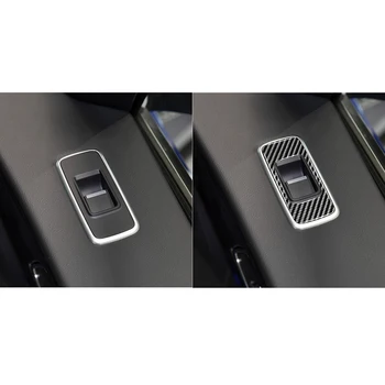 Прочная панель кнопок, накладка, комплект декора, наклейка, автомобильная кнопка управления из углеродного волокна для Jaguar F-Pace 2016-20