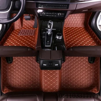 Изготовленный на заказ Роскошный Кожаный автомобильный коврик для Chevrolet Onix 2015 2016 2017 2018 Автомобильный коврик Полный комплект женских Водонепроницаемых аксессуаров